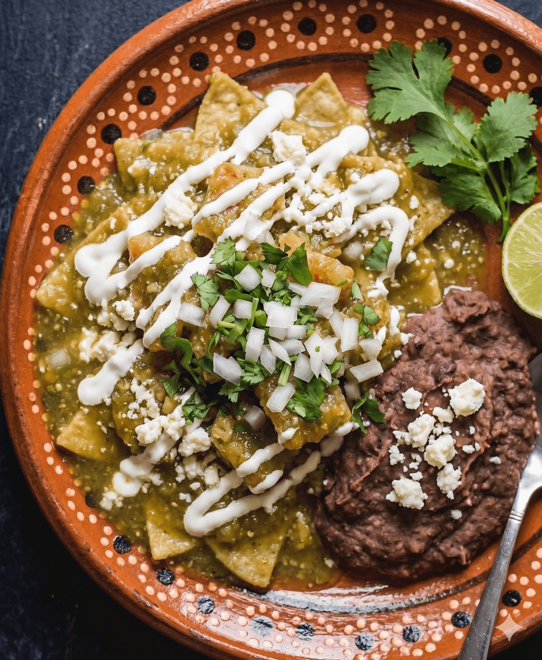 Chilaquiles en salsa verde